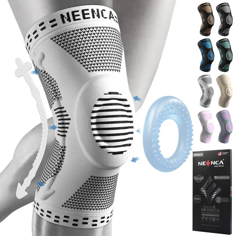 Knee Sleeve Basketball Knee Pads, Compression Knee Sleeve for Runner, Workout, Gym, Basketball, Volleyball, Hiking