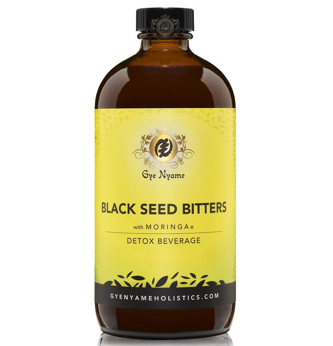 BLACK SEED BITTERS with Moringa 3 X 16 Oz Bottles~~Detox and Save