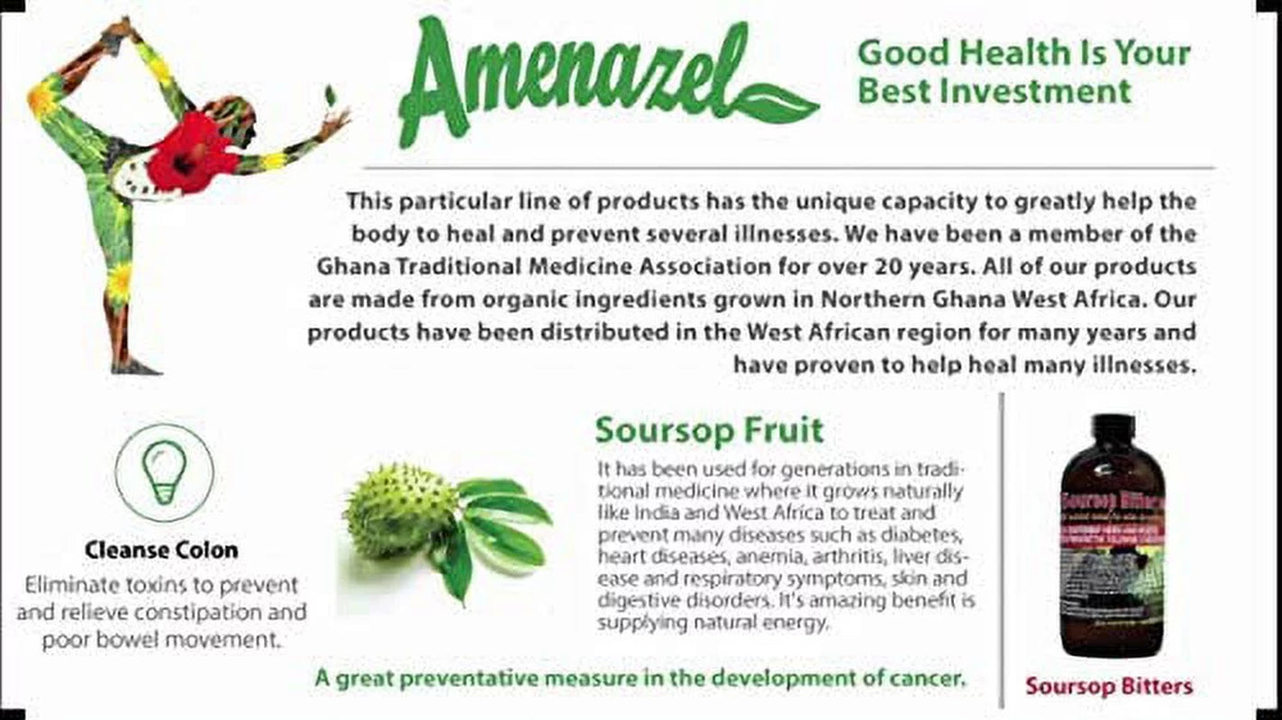 Amenazel Soursop Bitters 16Oz