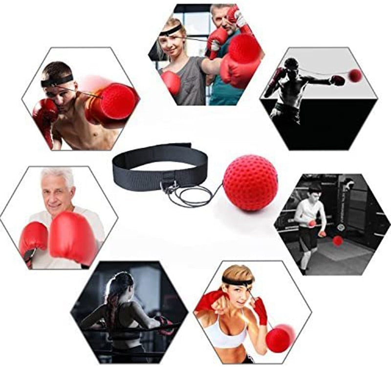 Boxing Reflex Ball Head-mounted Band