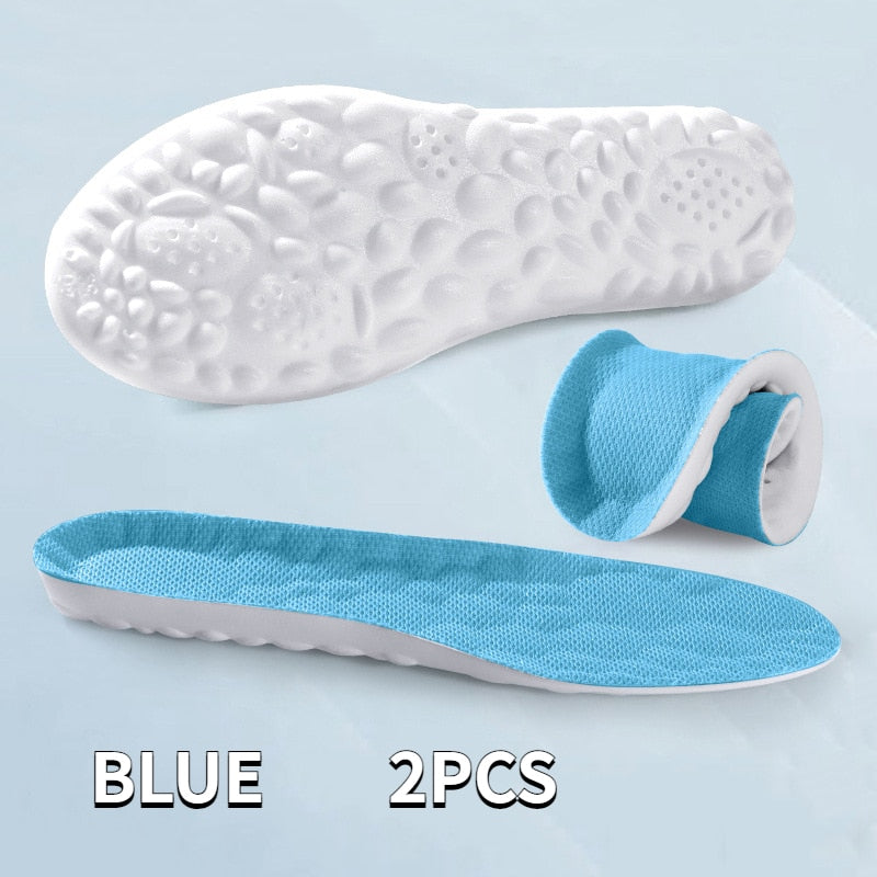 4D Insoles Soft Breathable High-elasticity Shock