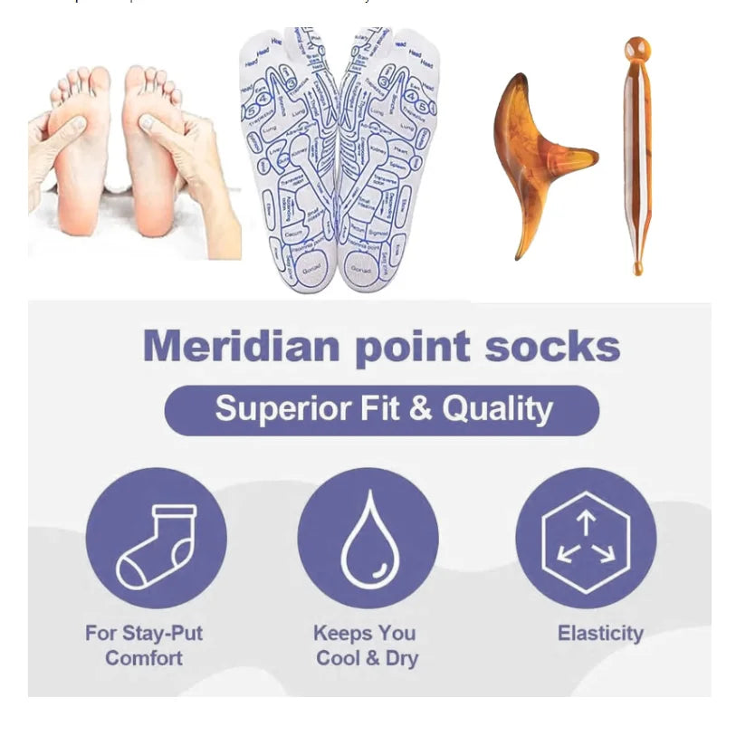 Acupuncture Physiotherapy Foot Massage Socks