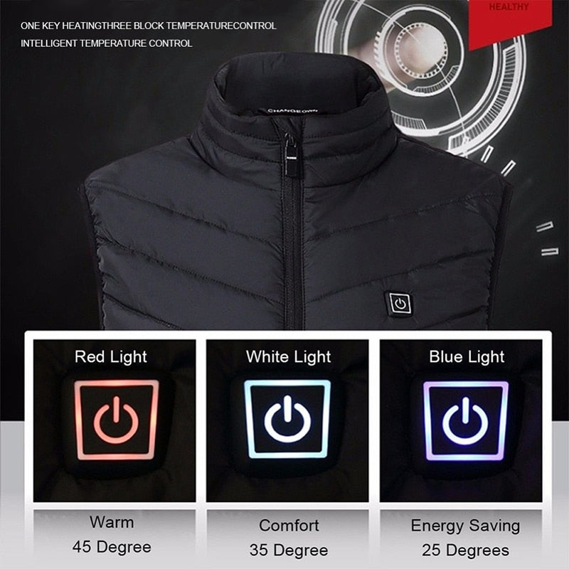 Unisex Warming Heated Vest