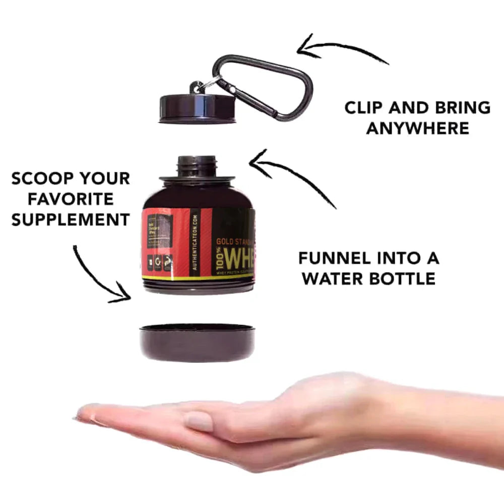 Portable Mini Protein Powder Bottle