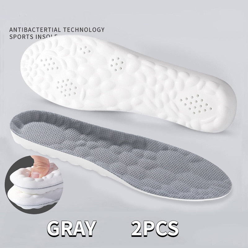 4D Insoles Soft Breathable High-elasticity Shock