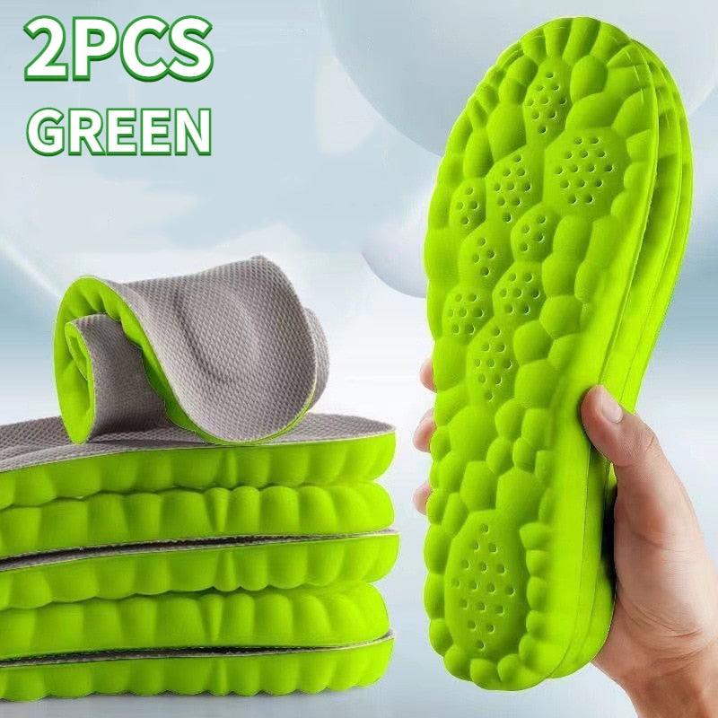 4D Insoles Soft Breathable High-elasticity Shock