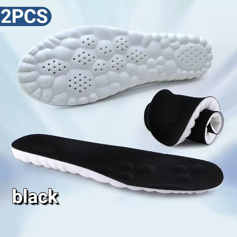 4D Insoles Soft Breathable High-elasticity Shock