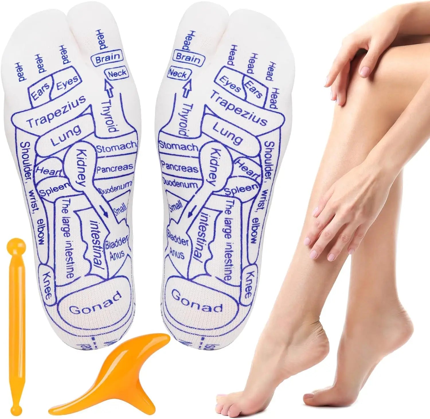 Acupuncture Physiotherapy Foot Massage Socks