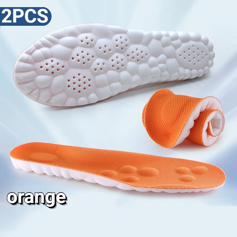 4D Insoles Soft Breathable High-elasticity Shock