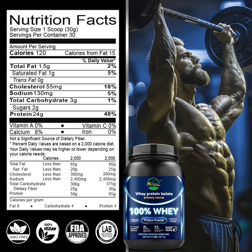 Live Whey Protein Powder 900g Chocolate Flavor