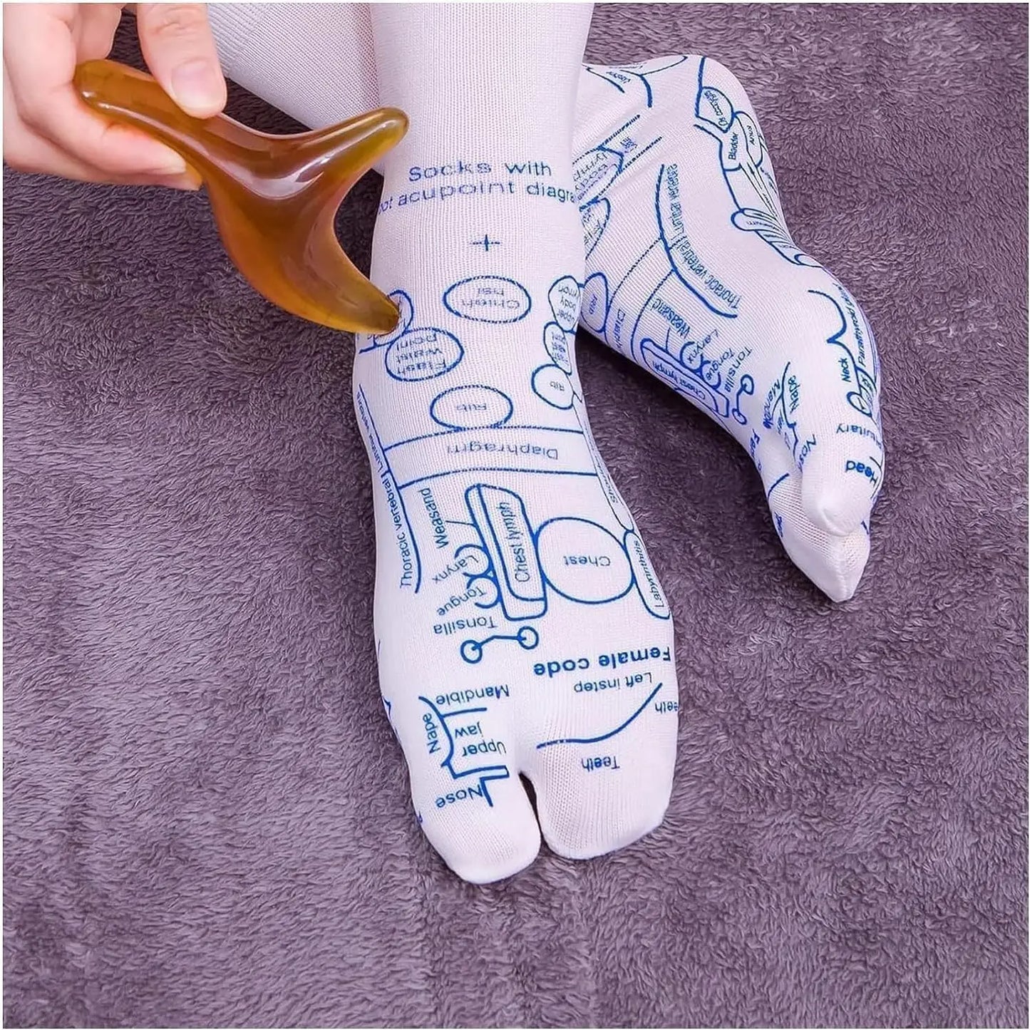 Acupuncture Physiotherapy Foot Massage Socks