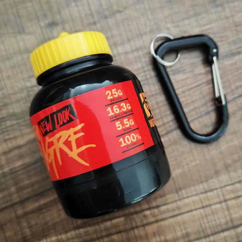 Portable Mini Protein Powder Bottle