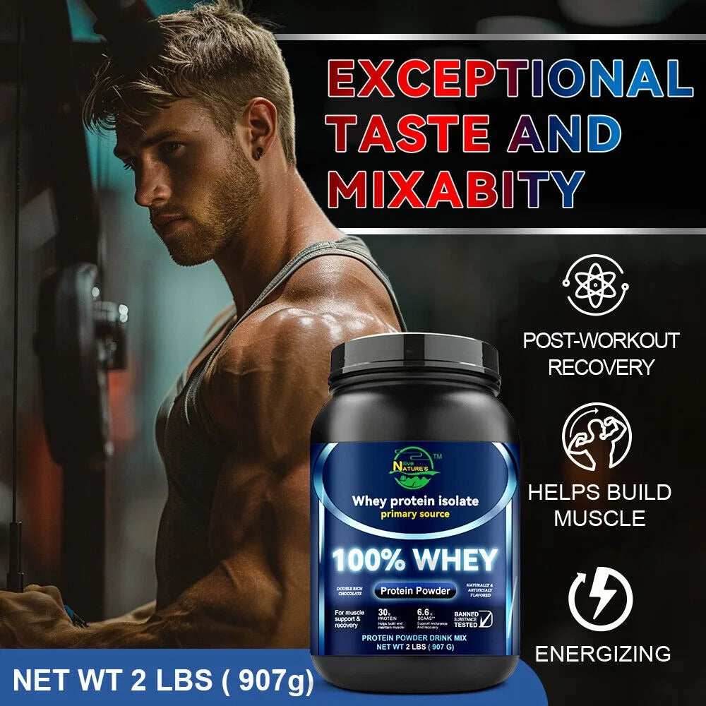 Live Whey Protein Powder 900g Chocolate Flavor