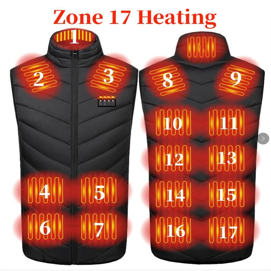 Unisex Warming Heated Vest